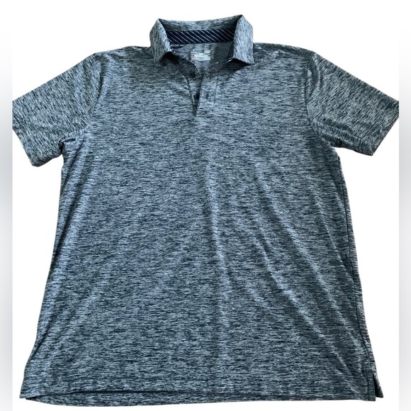 Under Armour Other - Under Armour Loose Fit Men’s Heathered Blue Polo Shirt – Size Large – Like New